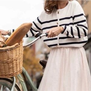 NWT Smash + Tess The Rosalie Cardigan in Marine Size XS/S